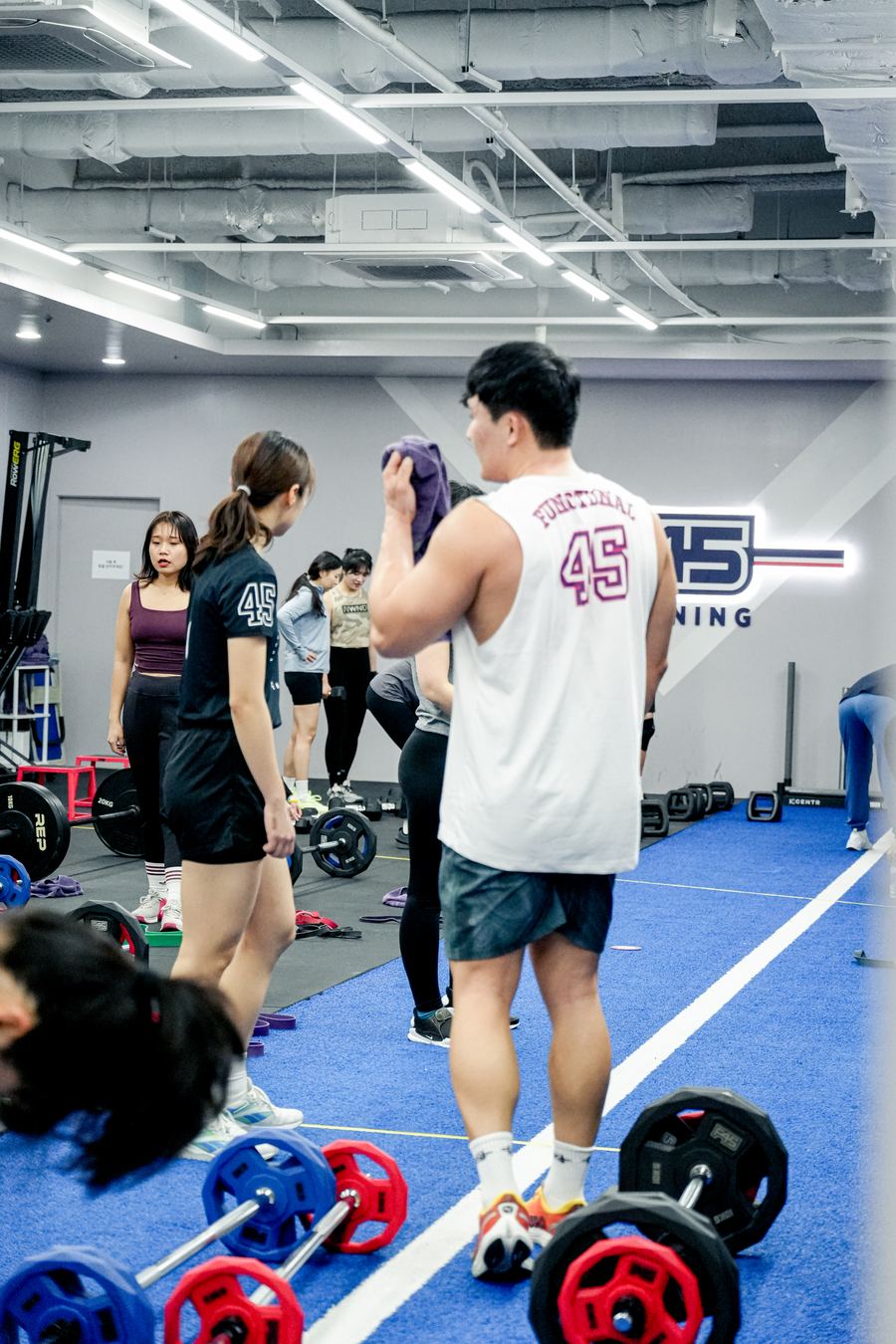 F45 운동 모습